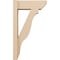 Ekena Millwork 6-in W x 16-in D x 28-in H Funston Slat Rough Cedar Woodgrain TimberThane Outlooker, Primed Tan OUTUR060X16X28FST24RCPR - alternate 4
